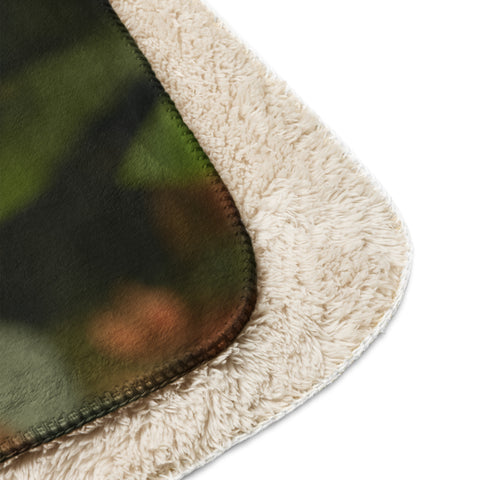 Grasshopper Spirit Animal Sherpa Blanket
