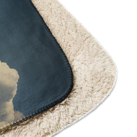 Llama Spirit Animal Sherpa Blanket
