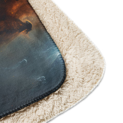 Eskimo Nebula Dreams Fluffy Blanket