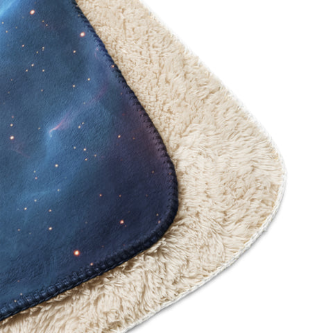 Thors Helmet Nebula Dreams Fluffy Blanket