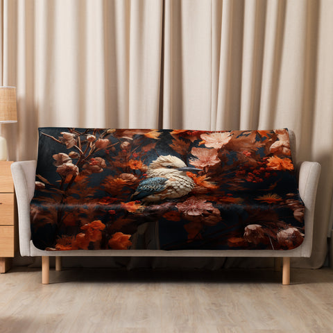 Kookaburra Spirit Animal Sherpa Blanket