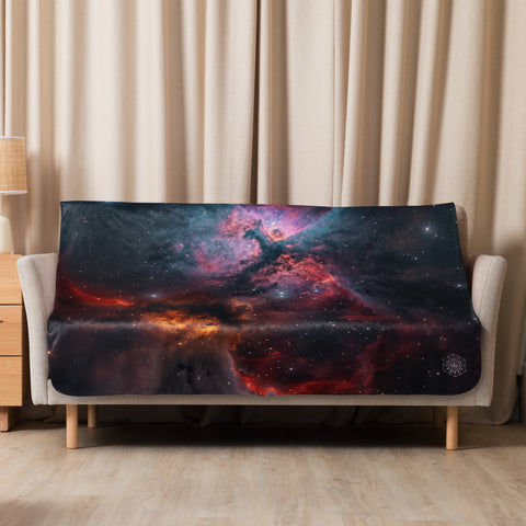 Carina Nebula Dreams Fluffy Blanket