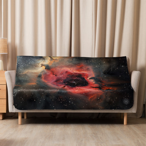 Cocoon Nebula Dreams Fluffy Blanket
