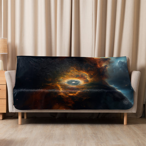 Eskimo Nebula Dreams Fluffy Blanket