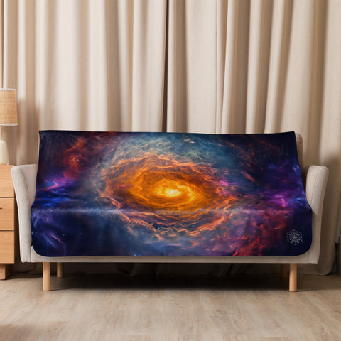 Spirograph Nebula Dreams Fluffy Blanket