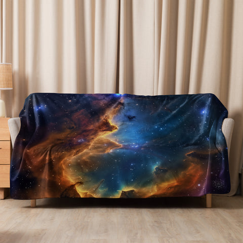Seagull Nebula Dreams Fluffy Blanket
