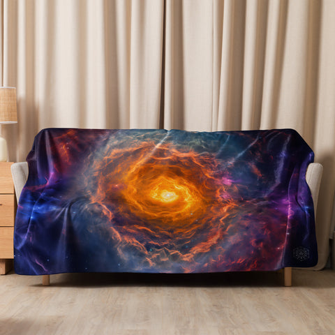 Spirograph Nebula Dreams Fluffy Blanket