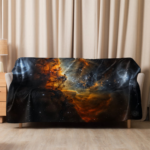 Tulip Nebula Dreams Fluffy Blanket