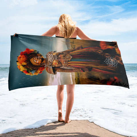 Mbaba Mwana Waresa Goddess Lightweight Beach Towel