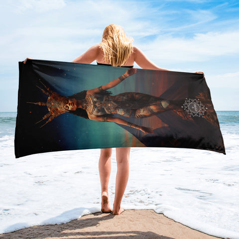 Nuit Goddess Lightweight Beach Towel