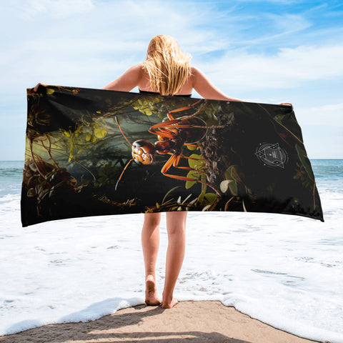 Ant Spirit Animal Lightweight Beach Towel