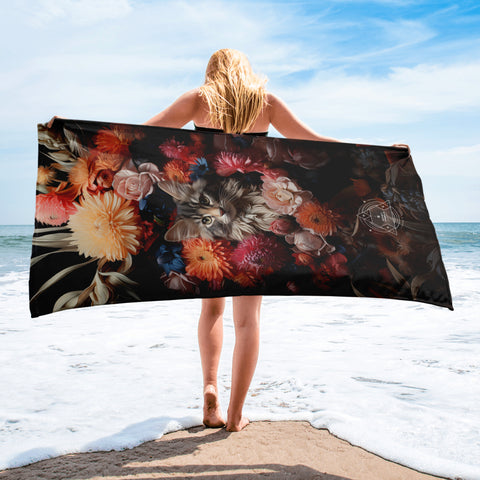 Cat Spirit Animal Lightweight Beach Towel
