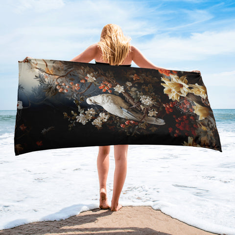 Dove Spirit Animal Lightweight Beach Towel