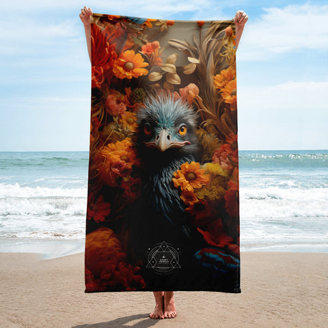 Emu Spirit Animal Lightweight Beach Towel