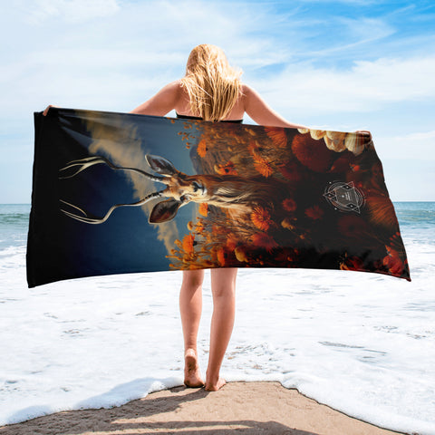 Gazelle Spirit Animal Lightweight Beach Towel