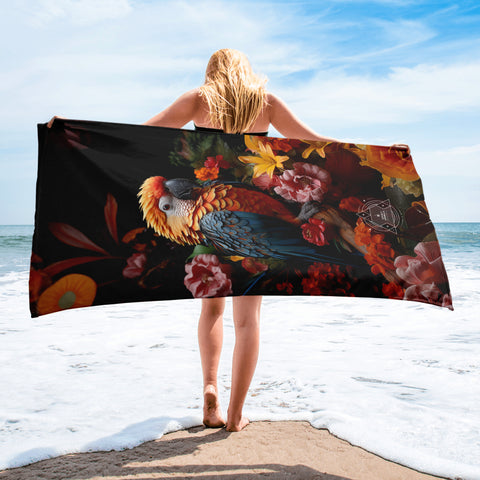 Parrot Spirit Animal Lightweight Beach Towel