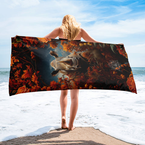 Rhinoceros Spirit Animal Lightweight Beach Towel