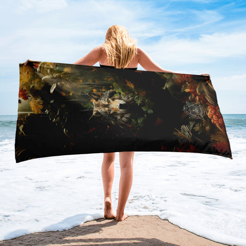 Wolf Spirit Animal Lightweight Beach Towel