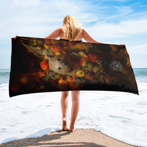 Wombat Spirit Animal Lightweight Beach Towel