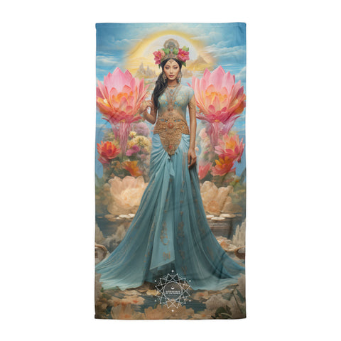 Dewi Danu Goddess Lightweight Beach Towel