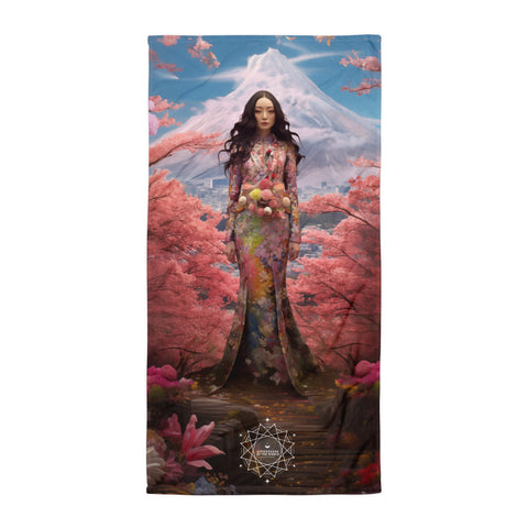 Konohanasakuya Goddess Lightweight Beach Towel