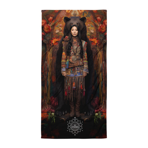 Ungnyeo Goddess Lightweight Beach Towel