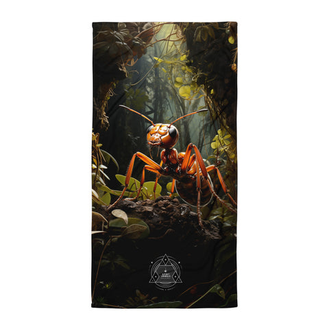 Ant Spirit Animal Lightweight Beach Towel