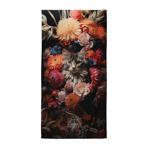 Cat Spirit Animal Lightweight Beach Towel