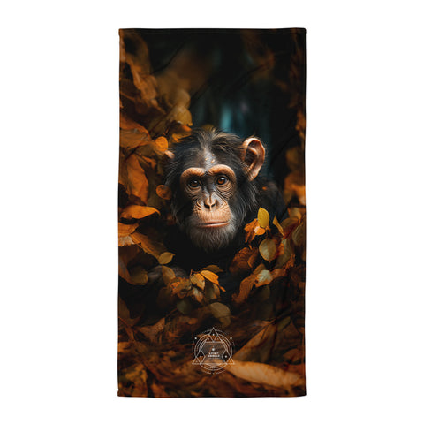 Chimpanzee Spirit Animal Lightweight Beach Towel