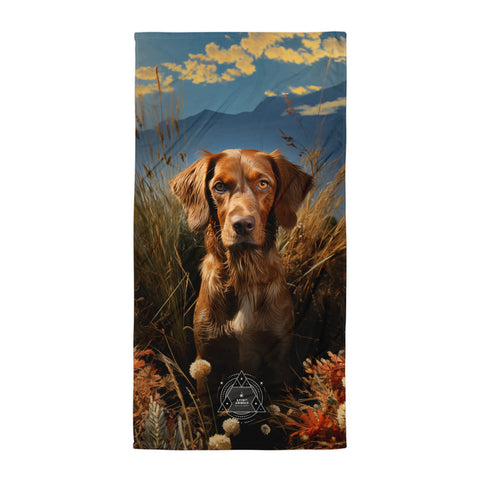 Dog Spirit Animal Lightweight Beach Towel