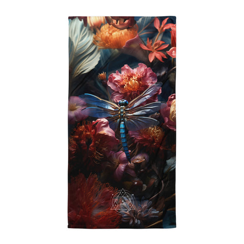 Dragonfly Spirit Animal Lightweight Beach Towel