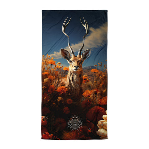 Gazelle Spirit Animal Lightweight Beach Towel