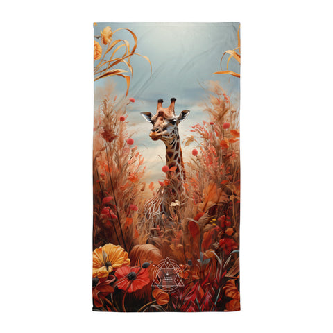 Giraffe Spirit Animal Lightweight Beach Towel