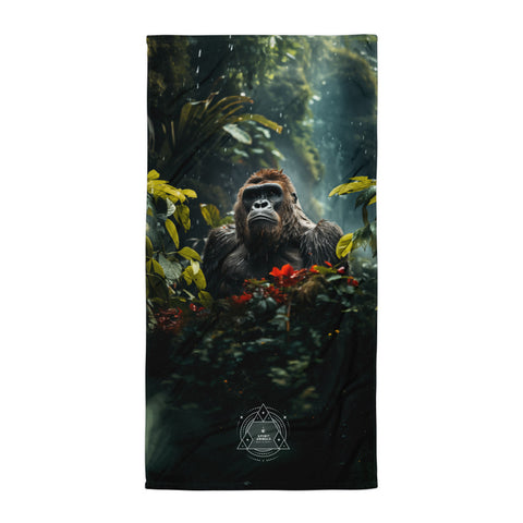 Gorilla Spirit Animal Lightweight Beach Towel