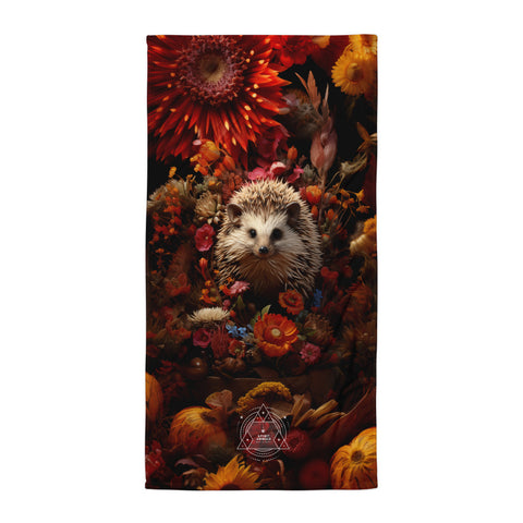 Hedgehog Spirit Animal Lightweight Beach Towel