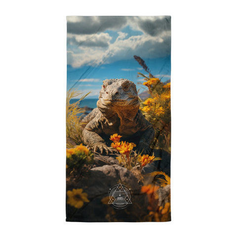 Komodo Dragon Spirit Animal Lightweight Beach Towel