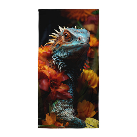 Lizard Spirit Animal Lightweight Beach Towel