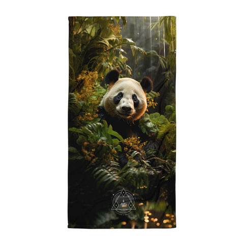 Panda Spirit Animal Lightweight Beach Towel