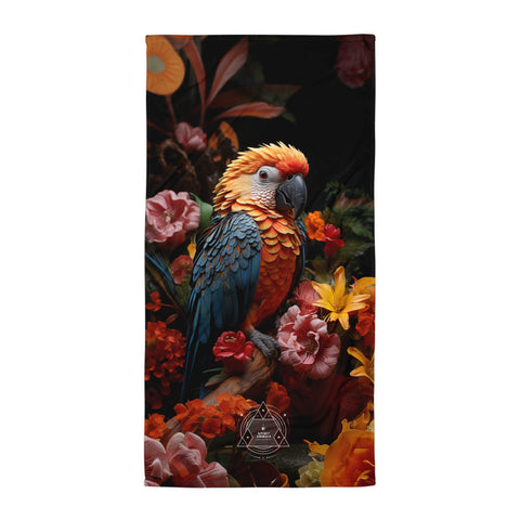 Parrot Spirit Animal Lightweight Beach Towel