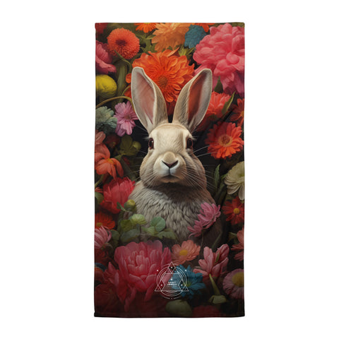 Rabbit Spirit Animal Lightweight Beach Towel
