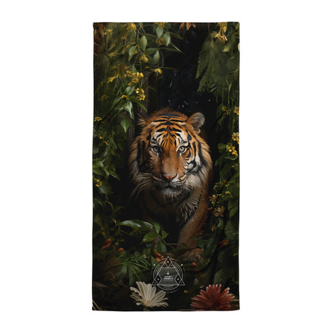 Tiger Spirit Animal Lightweight Beach Towel