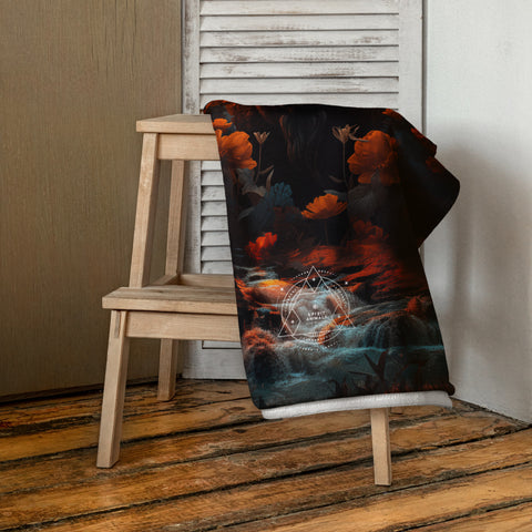 Buffalo Spirit Animal Lightweight Beach Towel