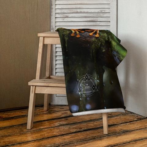 Frog Spirit Animal Lightweight Beach Towel