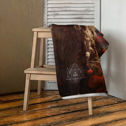 Llama Spirit Animal Lightweight Beach Towel