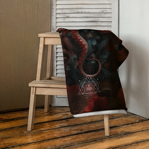 Octopus Spirit Animal Lightweight Beach Towel