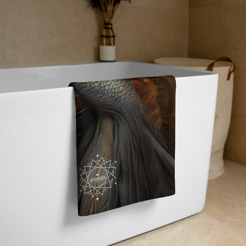 Mami Wata Goddess Lightweight Beach Towel