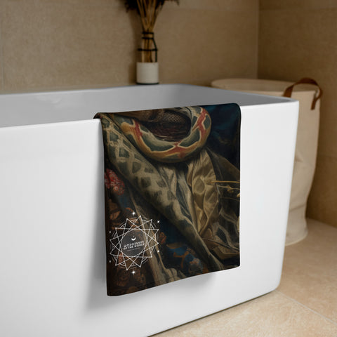 Sahmeran Goddess Lightweight Beach Towel