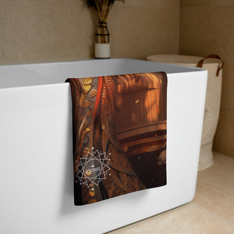 Sekhmet Goddess Lightweight Beach Towel