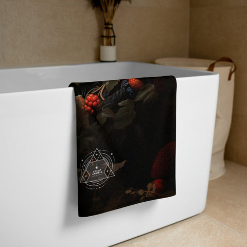 Black Bear Spirit Animal Lightweight Beach Towel