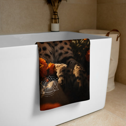 Cheetah Spirit Animal Lightweight Beach Towel